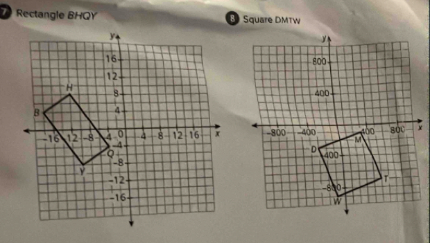 Rectangle BHQY Square DMTW