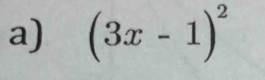 (3x-1)^2