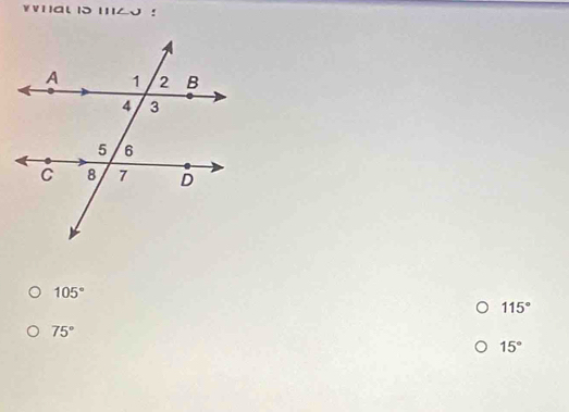 1j :
105°
115°
75°
15°