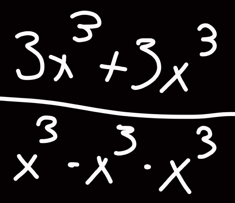  (3x^3+5x^3)/x^3+x^3x^3 