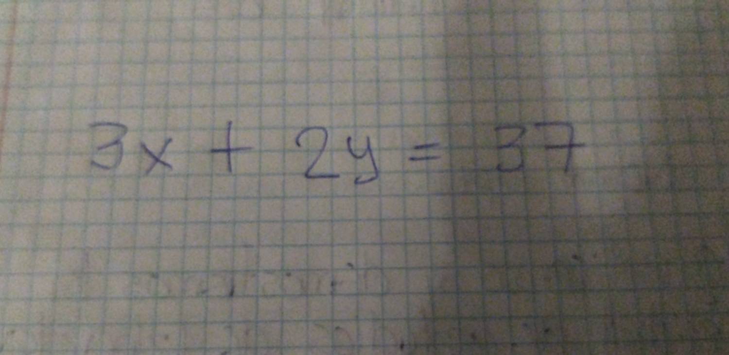 3x+2y=37