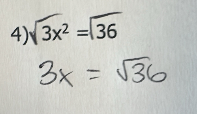 3x² = 36