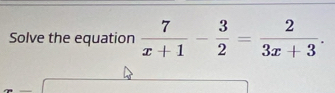 Solve the equatio
□ 