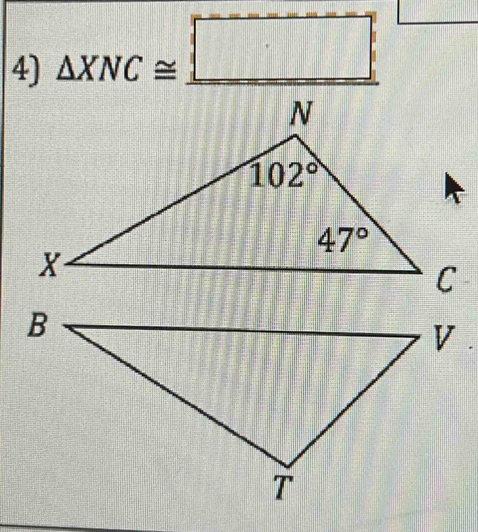 △ XNC≌ _ □ 