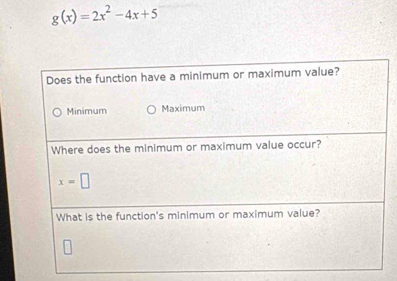 g(x)=2x^2-4x+5