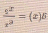  9^x/x^2 =(x)6