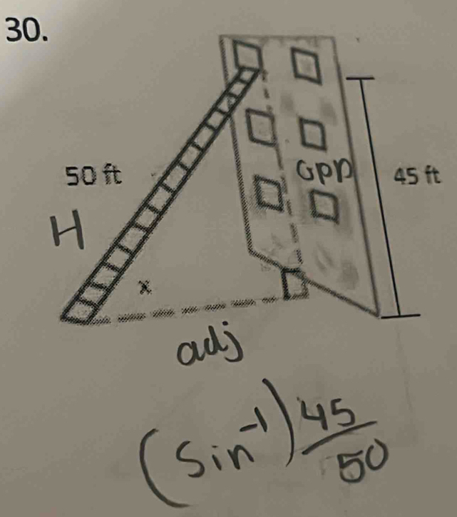 H
oudj
(sin^(-1)) 45/50 