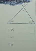 45°
80°
55°