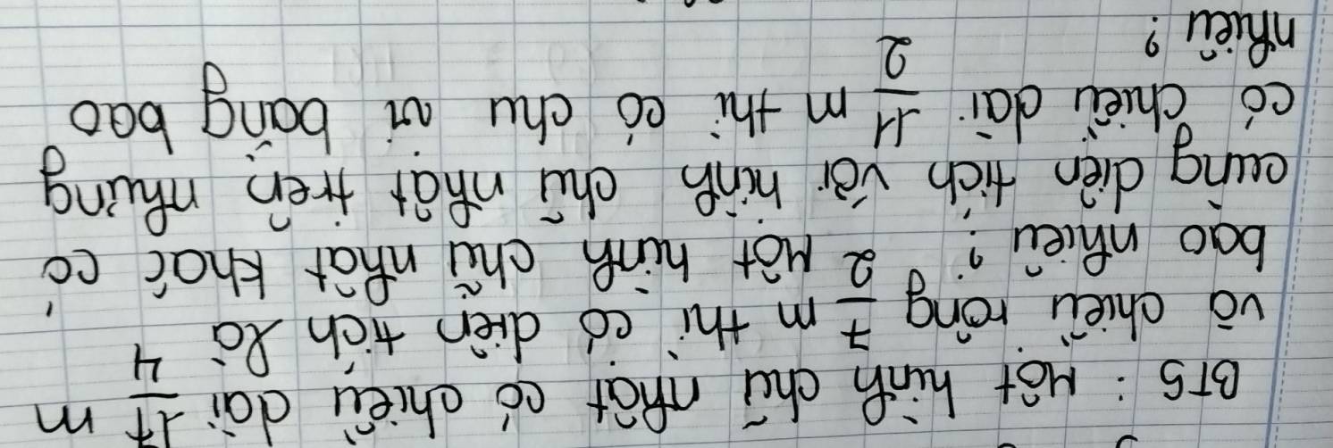 hinh chú nhat có chieù dài
 17/4 m
vè chéù róng  7/2 m thì có dièn tich Rà 
bao nhieu? st hinh chú whai khao có 
lung dién tich vái hànn chú whai tren nhing 
có chiei dai thi eó chu ii báng bao 
nhieu?
 11/2 m