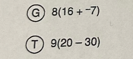 8(16+^-7)
T 9(20-30)