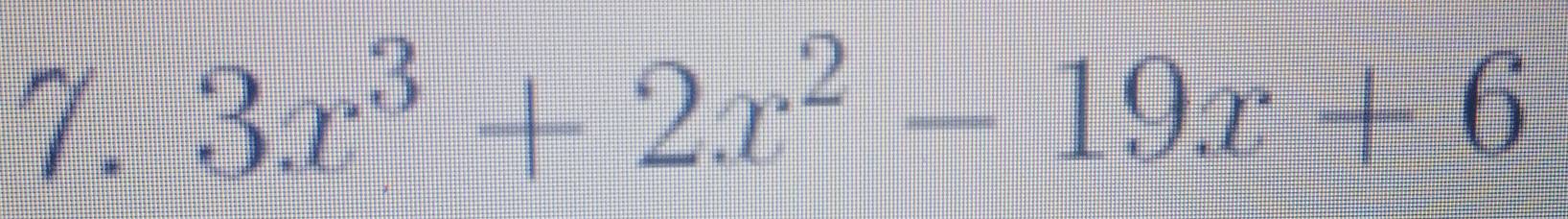 3x^3+2x^2-19x+6