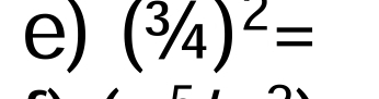 (3/4)^2=