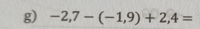 -2,7-(-1,9)+2,4=