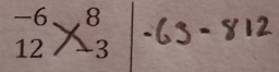 _(12)^(-6)chi _(-3)^8