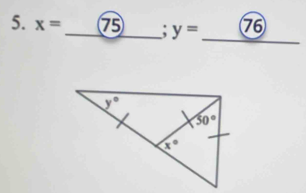 x= _75;y= 76
_
_