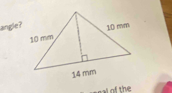 angle?
al of the