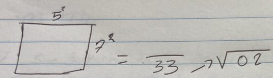 5^2
□ ?^2=frac 33,7sqrt(02)