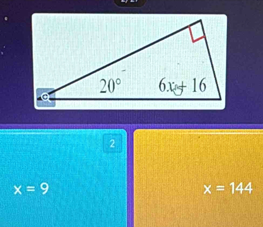 2
x=9
x=144