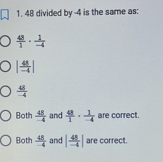 solved-48-divided-by-4-is-the-same-as-48-1-1-4-48-4-48-4