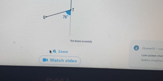 Not drawn accurately
ChromeOS。now
Zoom Low-power chan
Watch video Battery charging n