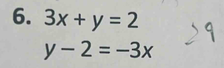 3x+y=2
y-2=-3x