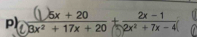 8x> 7 17x 20 2x 7x - 41