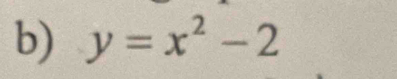 y=x^2-2