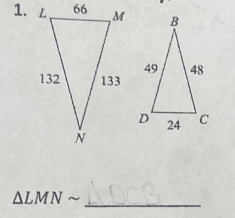 △ LMNsim _