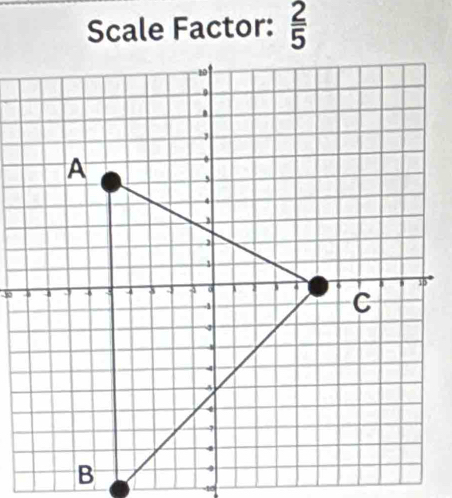 Scale Factor:  2/5 
-10