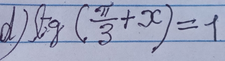 fg( π /3 +x)=1