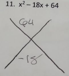 x^2-18x+64