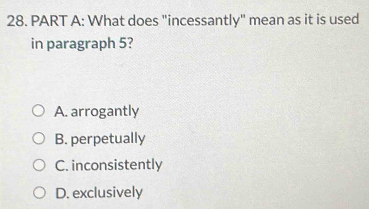 Solved: What does 