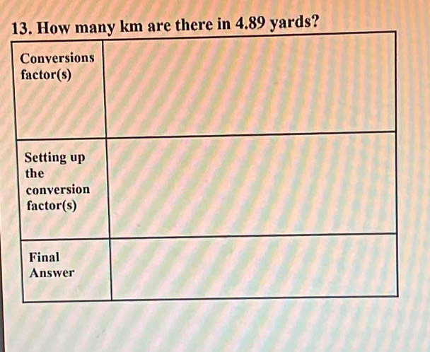 19 yards?