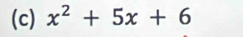 x^2+5x+6