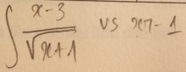 ∈t  (x-3)/sqrt(x+1)  vs 7-1