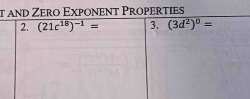 to Exponent Properties