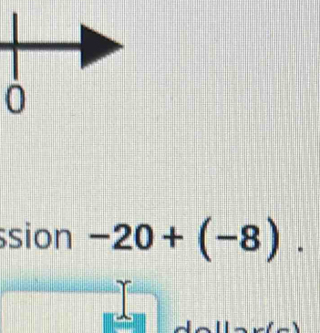 ssion -20+(-8).