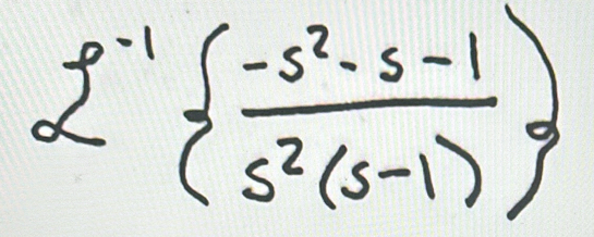   (-s^2-s-1)/s^2(s-1) 