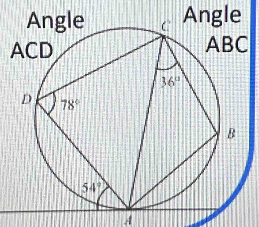 Angle
Angle
A