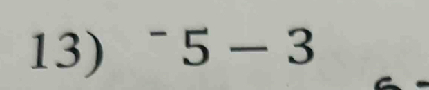 ^-5-3