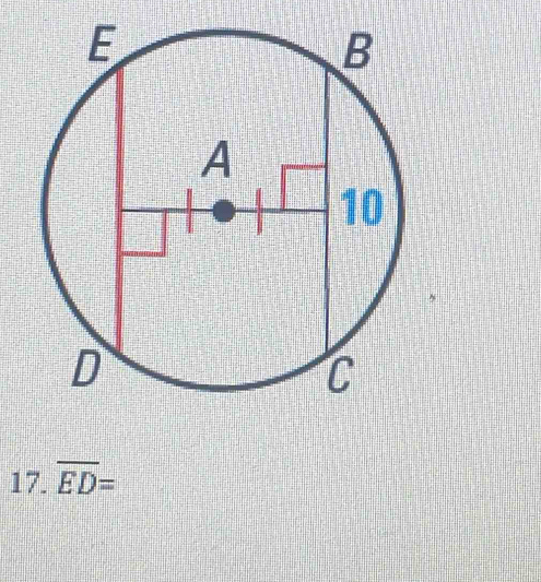 overline ED=