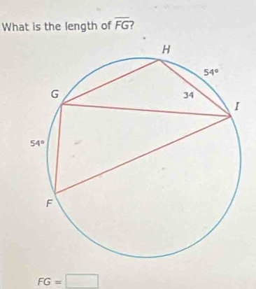 What is the length of overline FG 2
FG=□