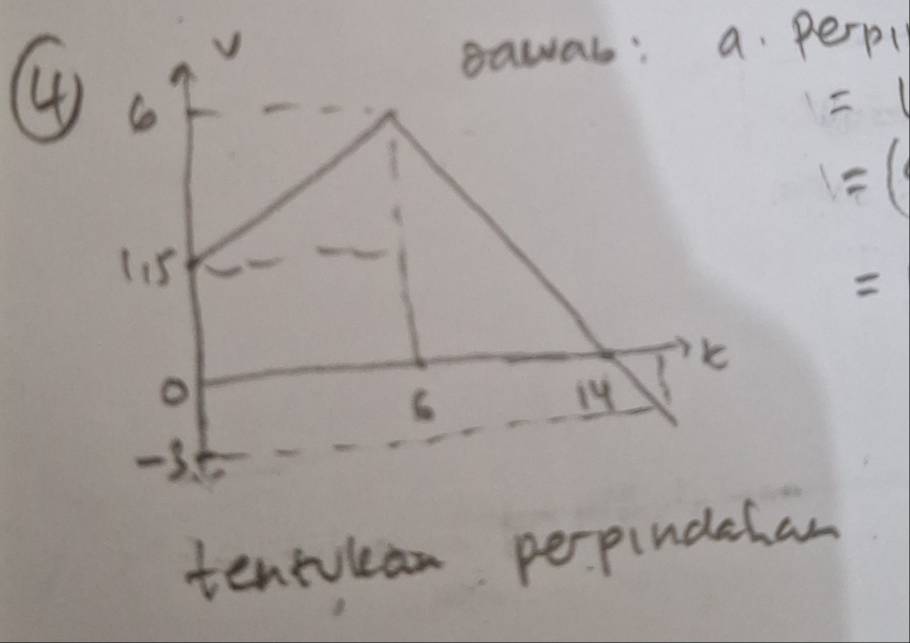 ④)
=1
=( 
tentulean perpindchar