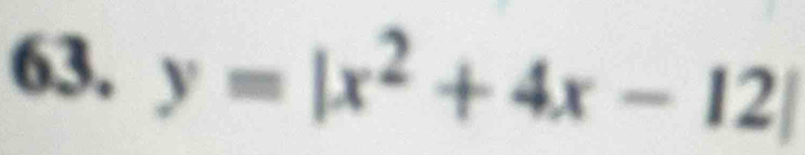 y=|x^2+4x-12|