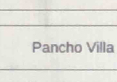 Pancho Villa