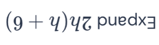 (9+4)uz 6 n dx=