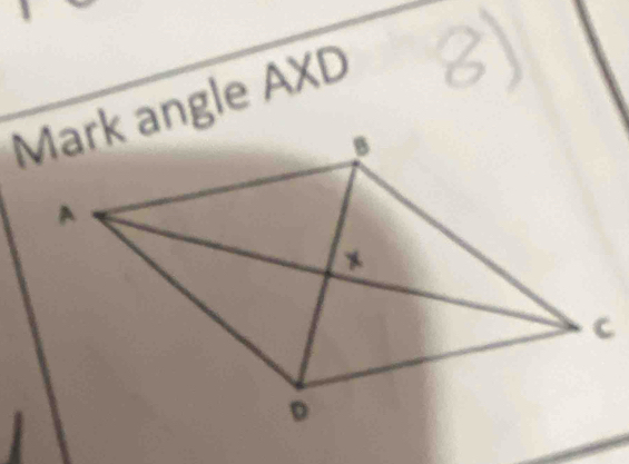 Mark angle AXD