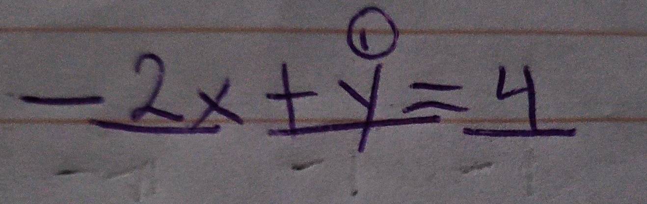 _ -2x+_ y=4