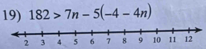 182>7n-5(-4-4n)