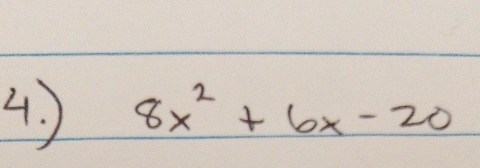 8x^2+6x-20